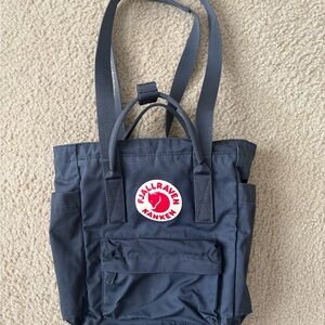 Fjallraven Dark Gray Backpack Interior